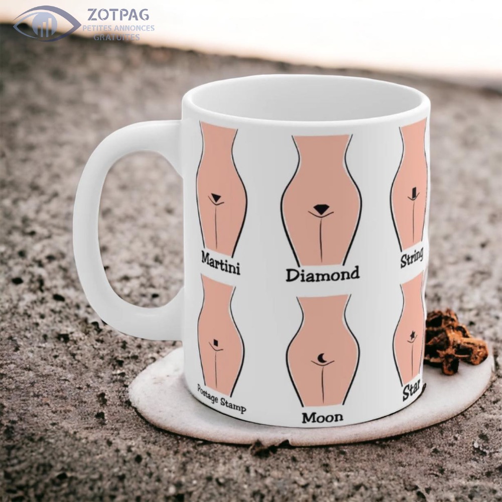 Mug vagin styles fond blanc sublimation - Objets personnalisés - Le Tampon  - ZotPAG